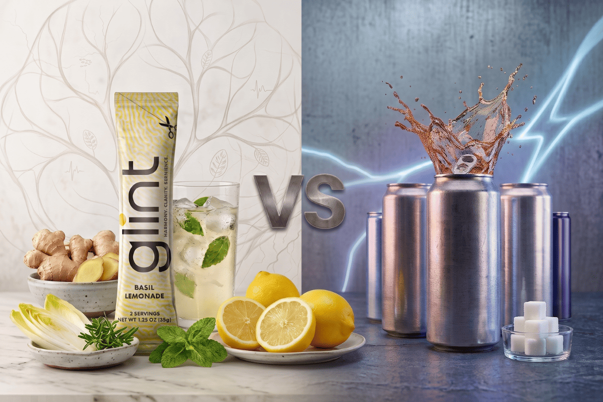 GLINT Beverage vs. Traditional Energy Drinks: How Are They Different?