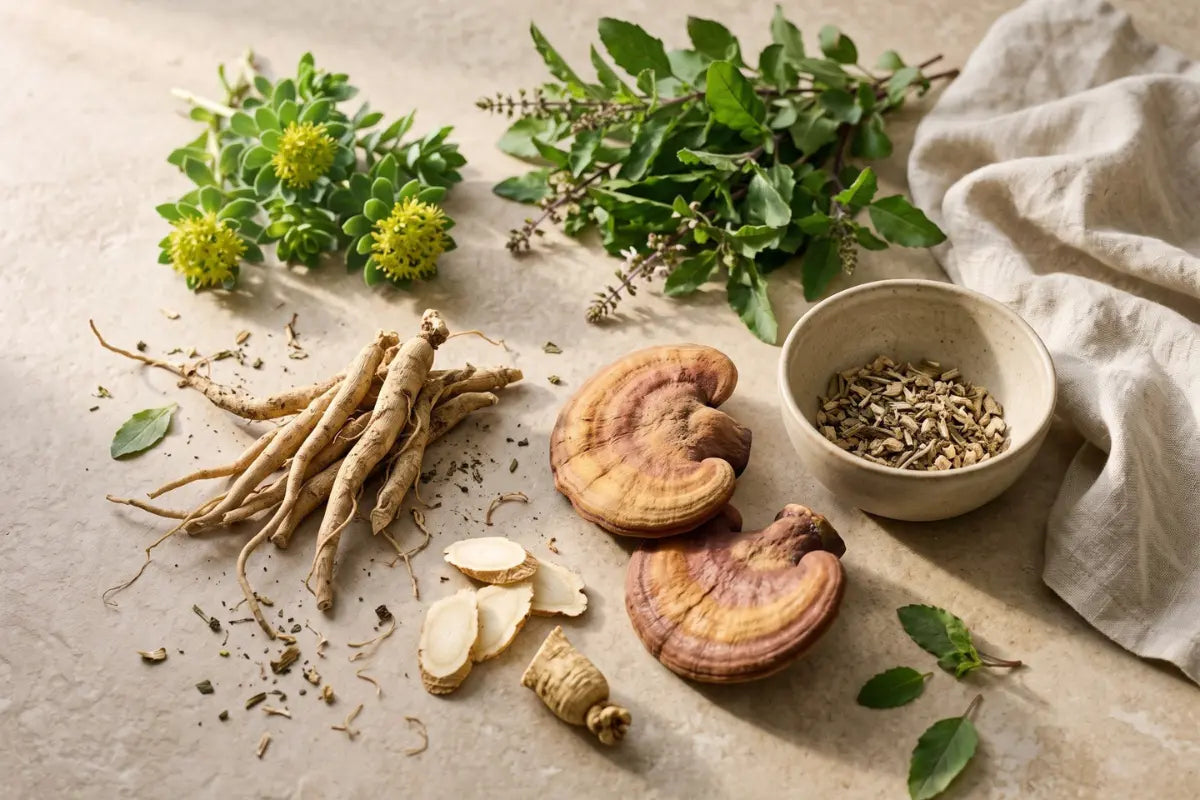 What Are Adaptogens: Types, Benefits, & How They Work